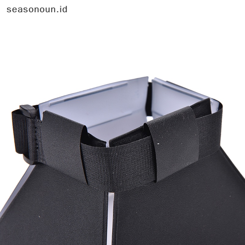 Seasonoun 30 * 27cm Hot Portable Flash Diffuser Softbox Reflektor Untuk Canon Nikon SLR.