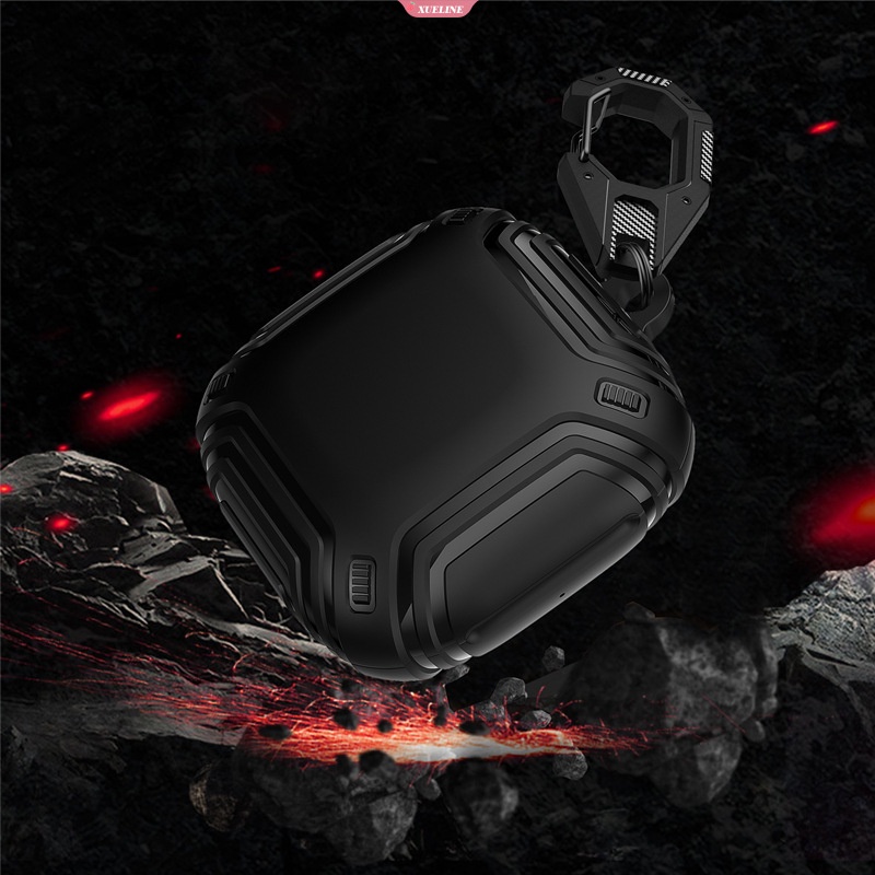 Untuk Beats Fit Pro Case Cover Upgrade Armor Kasar Case Dengan Gantungan Kunci Shock Pelindung Earbud Case Untuk Beats Fit Pro 2021case Pelindung [ZXL]