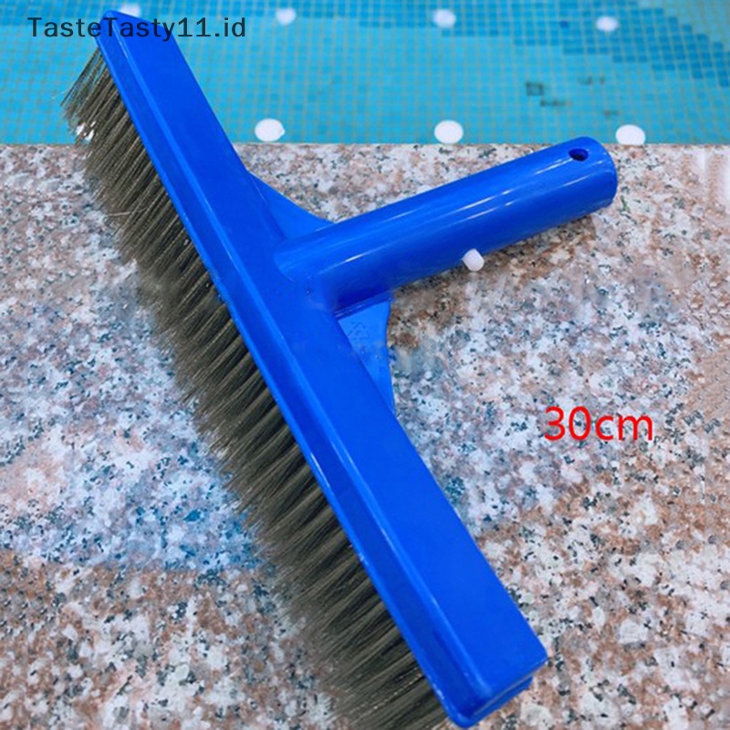 Tastetasty Sikat Kolam Renang Outdoor Pool Cleaner Vacuum Algae Cleaning Brush Head New  .