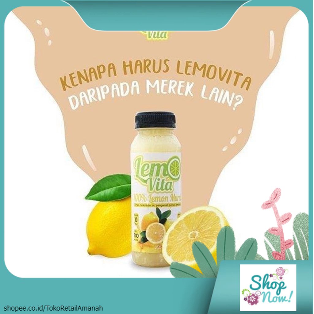 

BPOM Fresh Sari Lemon Lemovita Jus Halal Murah 250ml 123456-NH