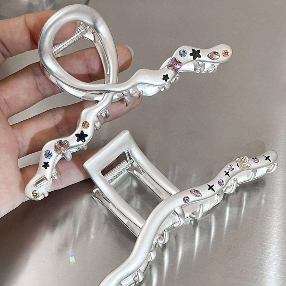 Augustina Alloy Zirkon Jepit Rambut Styling Rambut Aksesori Fashion Perhiasan Non-slip Bintang Jepit Buram Vintage Harajuku Gaya Korea Hair Clip