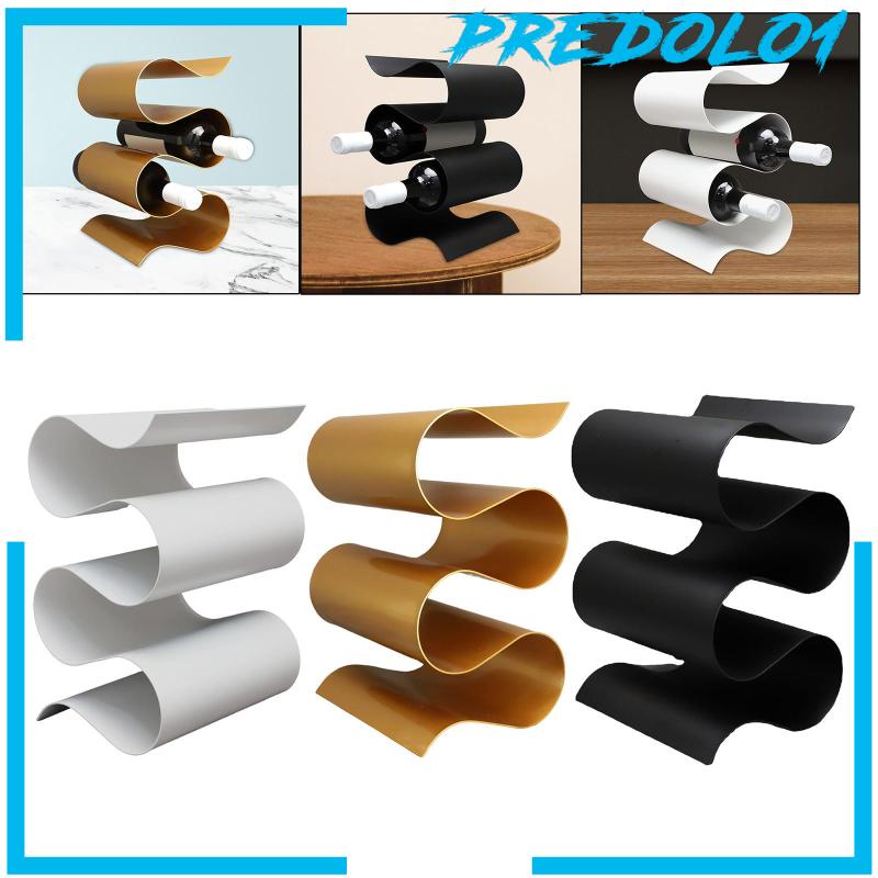 [Predolo1] Rak Free Standing Display Stand Tabletop Metal Tempat Botol