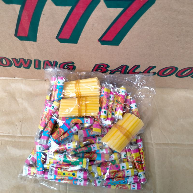 100 PCS BALON SEDOTAN/BALON ODOL/JADUL/EDUKATIF/BALON TIUP GROSIR