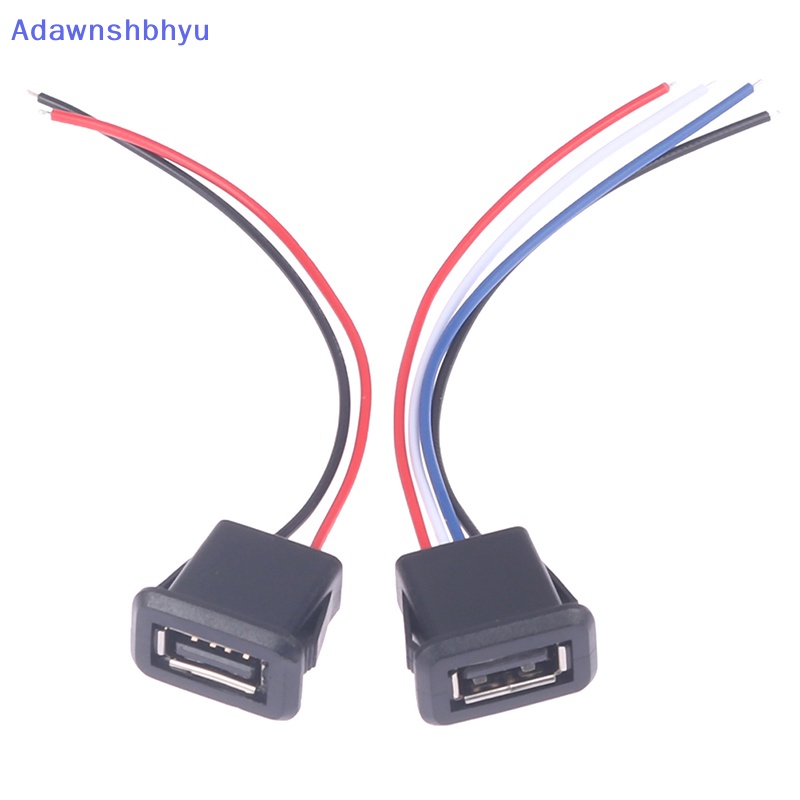 Adhyu USB2.0 Female Power Jack Charging Port Connector Dengan Kabel USB Charger Socket ID