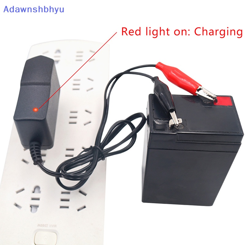 Adhyu Charger Kering Asam Timbal 12V 1A Untuk Mobil Motor Alat Elektrik Adapter ID