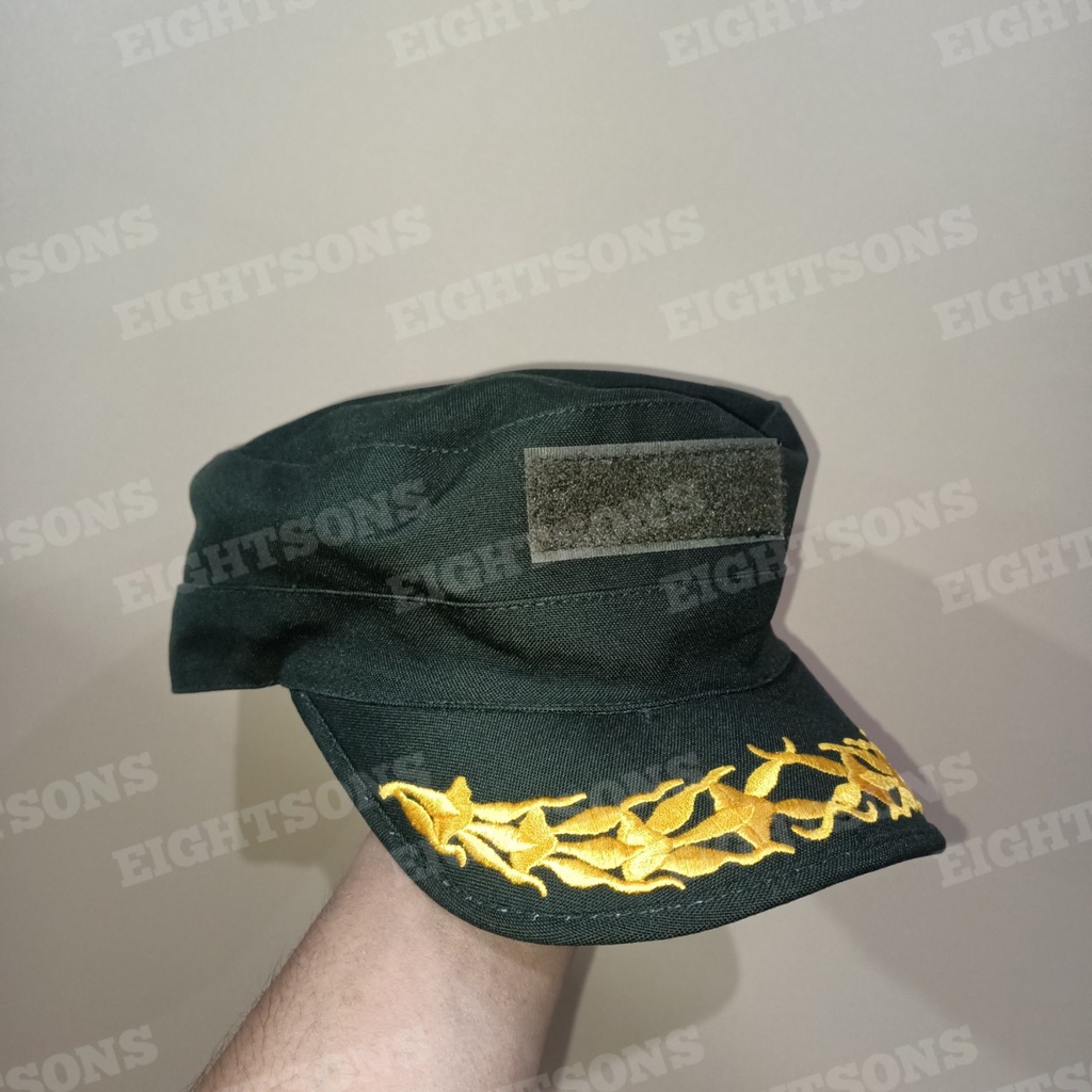 Topi Pet Perwira Pamen Komando PDH Sritex Jatah Pembagian TNI Perwira Pamen