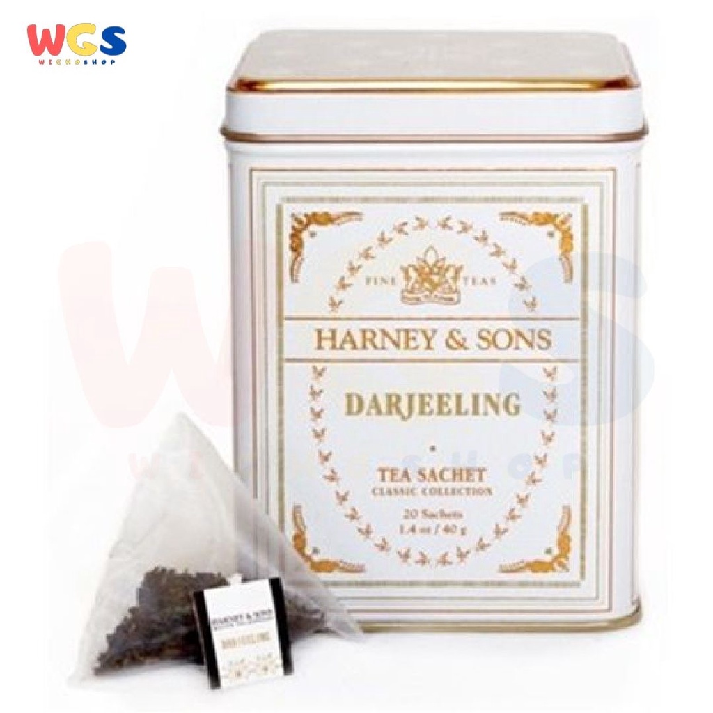 Harney &amp; Sons Darjeeling Fine Tea Classic Tin 20 Sachets 40gr