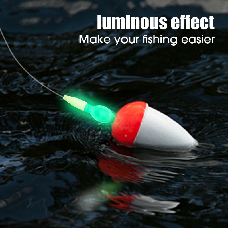 Luminous Seven star Fish Float Light/Lampu Batang Pelampung Pancing Malam Hari/Tongkat Glow Gelap Tongkat Neon Pancing Bermanfaat