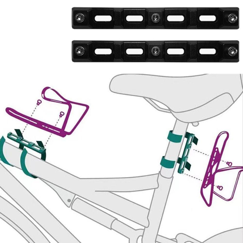 Lanfy Sepeda Botol Holder Adaptor Penyesuaian Multifungsi Rangka Tetap Ekspanding Bracket Sepeda Konversi Kursi Rak Botol Kandang Regulator