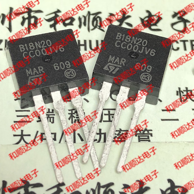 10pcs B18N20 STB18N20 TO-262 Original100% Baru