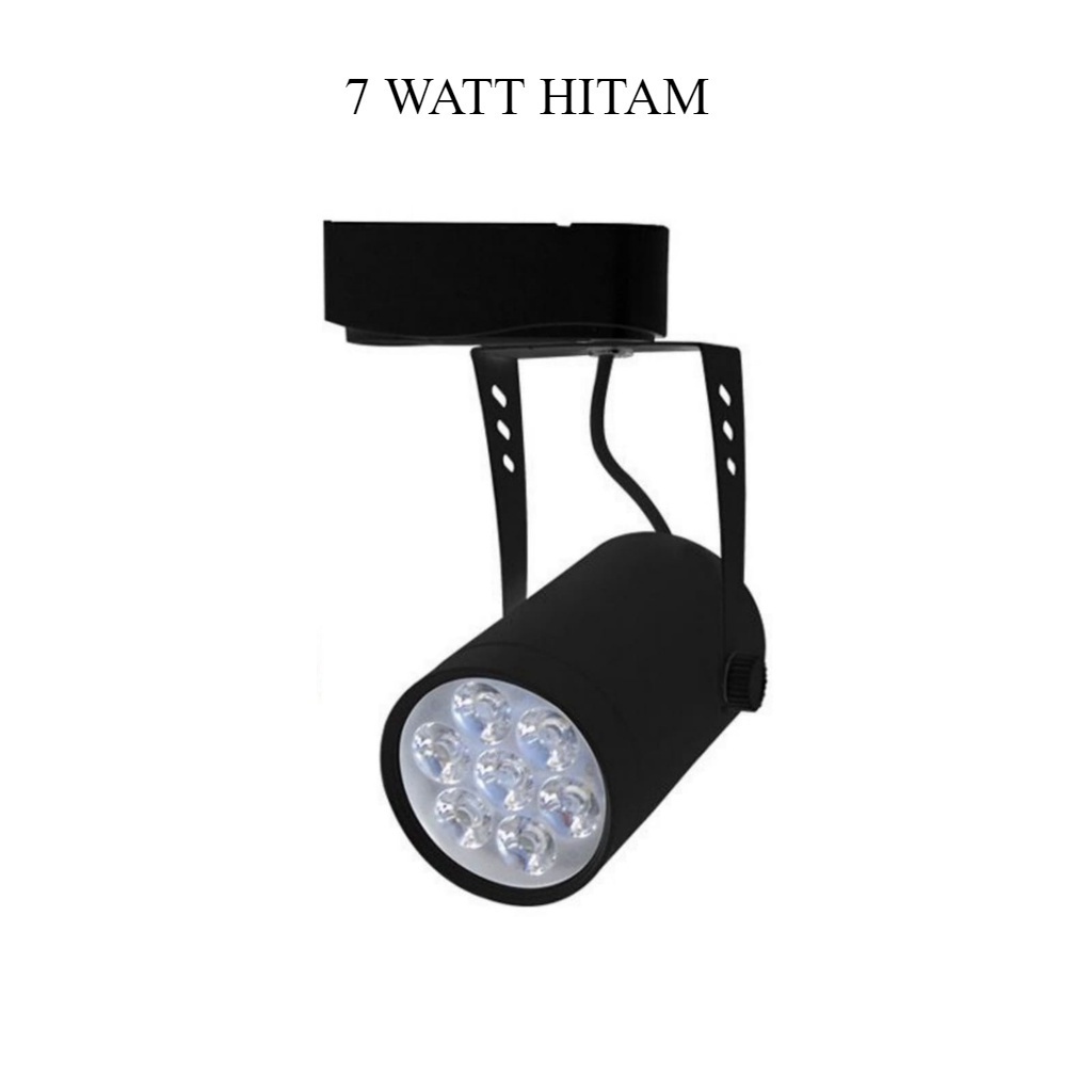 Lampu SpotLight Rail LED 7W 12W  Lampu Sorot Track Rell Rel Spotlight Hitam Putih