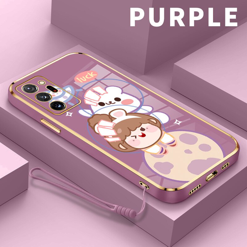 Lovely Cute Girl Casing Case For Samsung A01/A01CORE/M01CORE/A02/M02/A02S/M02S/F02S/A03/A03CORE/A03S