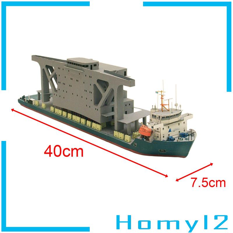 [HOMYL2] Skala1:250model Kertas Kapal 3D Paper Arts Dekorasi Meja Perahu puzzle puzzle Puzzles