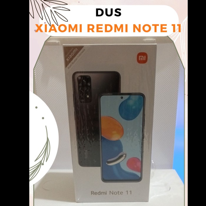 DUS BOX XIAOMI REDMI NOTE 11 RAM 6/128GB ORIGINAL