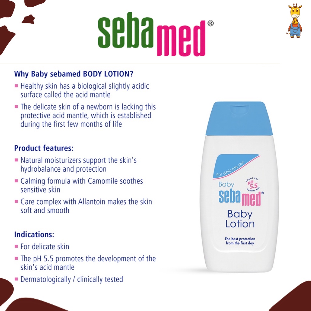 SEBAMED BABY Lotion 100ml - Lotion Bayi