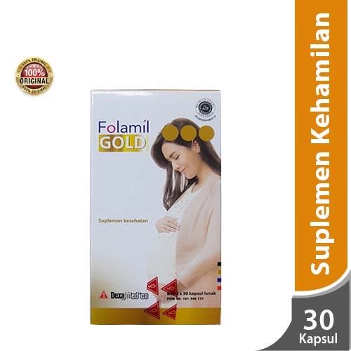 Folamil Golds Suplemen Kehamilan Nutrisi Ibu Hamil Asam Folat