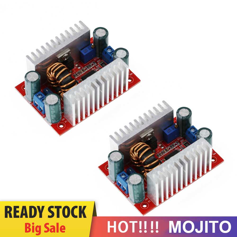 2pcs DC-DC 400W 15A Modul Step-up Boost Converter Arus Konstan Power Supply