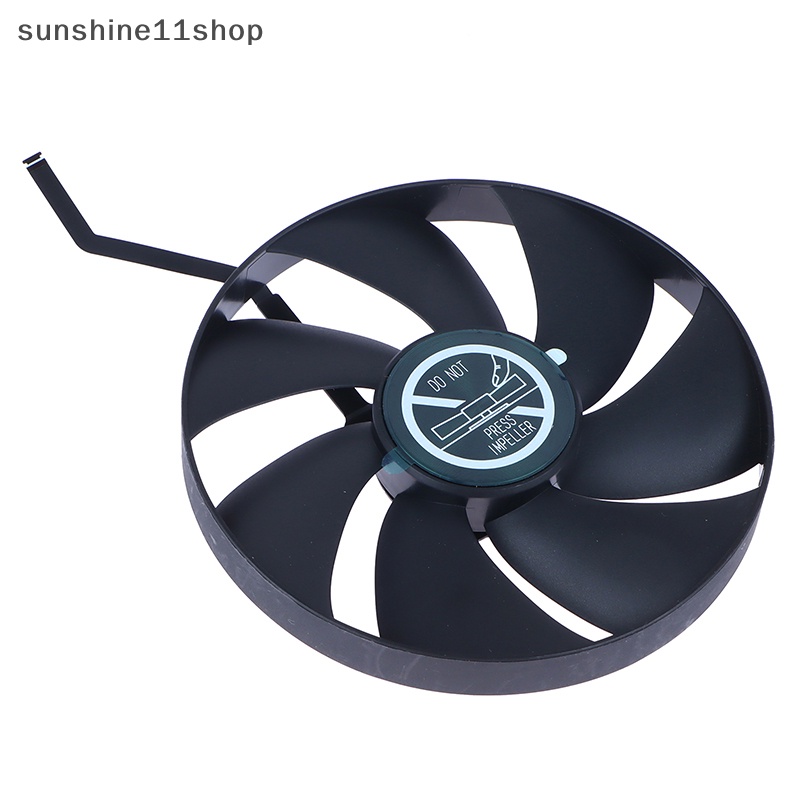 Sho 1Pc DC12V 0.63A Diameter Lubang Pitch 39mm Cooling Fan Heat Sink Kartu Grafis N