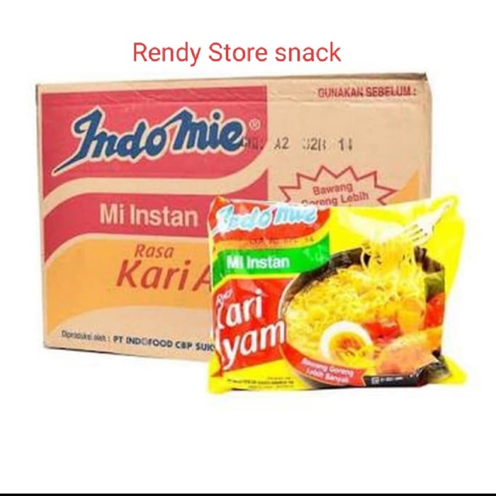 

Terjangkau Indomie Rasa Kari Ayam 1 Dus isi 40pcs