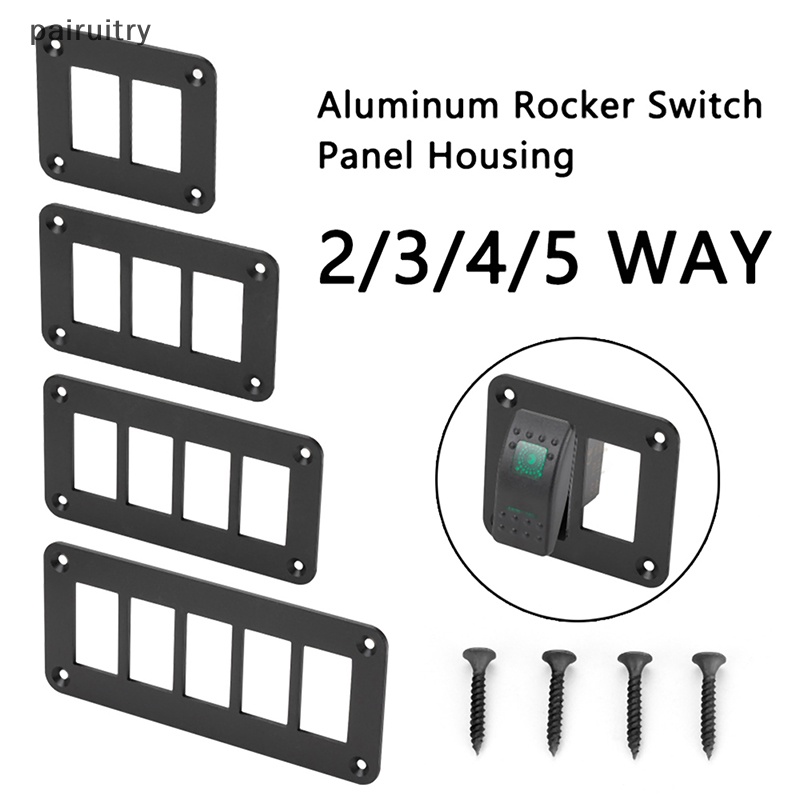 Prt Rocker Switch Housing Frame Untuk Carling ARB Dashboard Panel Pasang Aluminium PRT