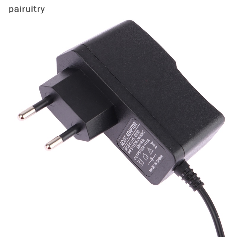 Prt 1PCS 6V1A Baru AC 100V-240V Converter Adapter DC 6V 1A 1000mA Power Supply EU/US Plug DC 5.5mm x 2.1mm PRT