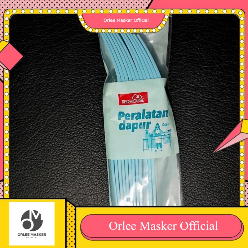 GARPU PLASTIK TEBAL PREMIUM 1 LUSIN (ISI 12) REDHOUSE COCOK UNTUK KULINER