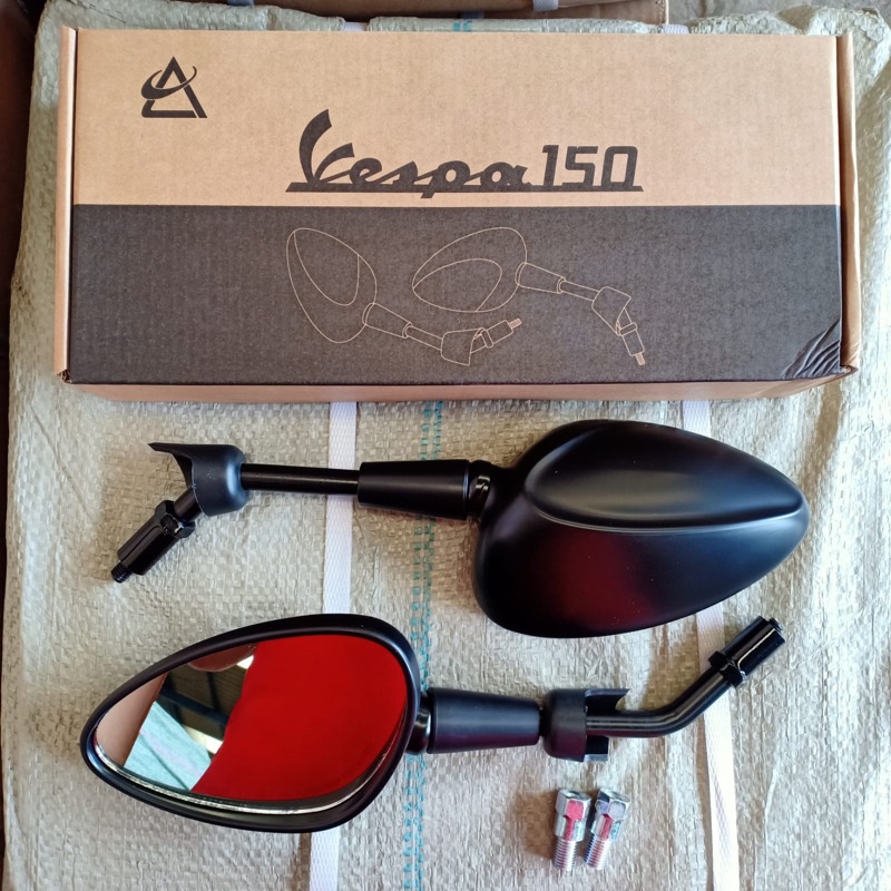 NEW Spion Vespa 150 Black and chrome PnP vespa scoopy genio pcx dll