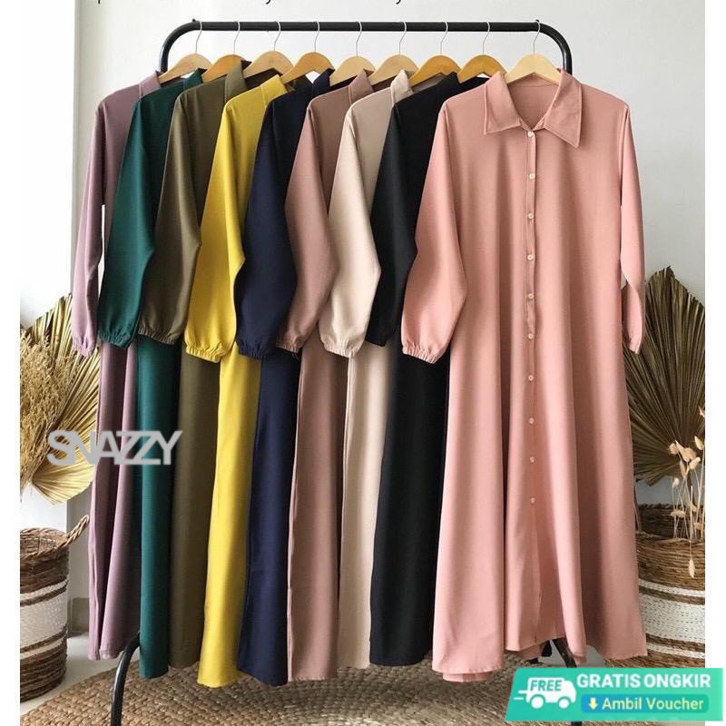 Gamis Panjang Wanita Dress Gamis Ibu Hamil Pakaian Gamis Wanita Dewasa Gamis Ibu Menyusui Dress Panj