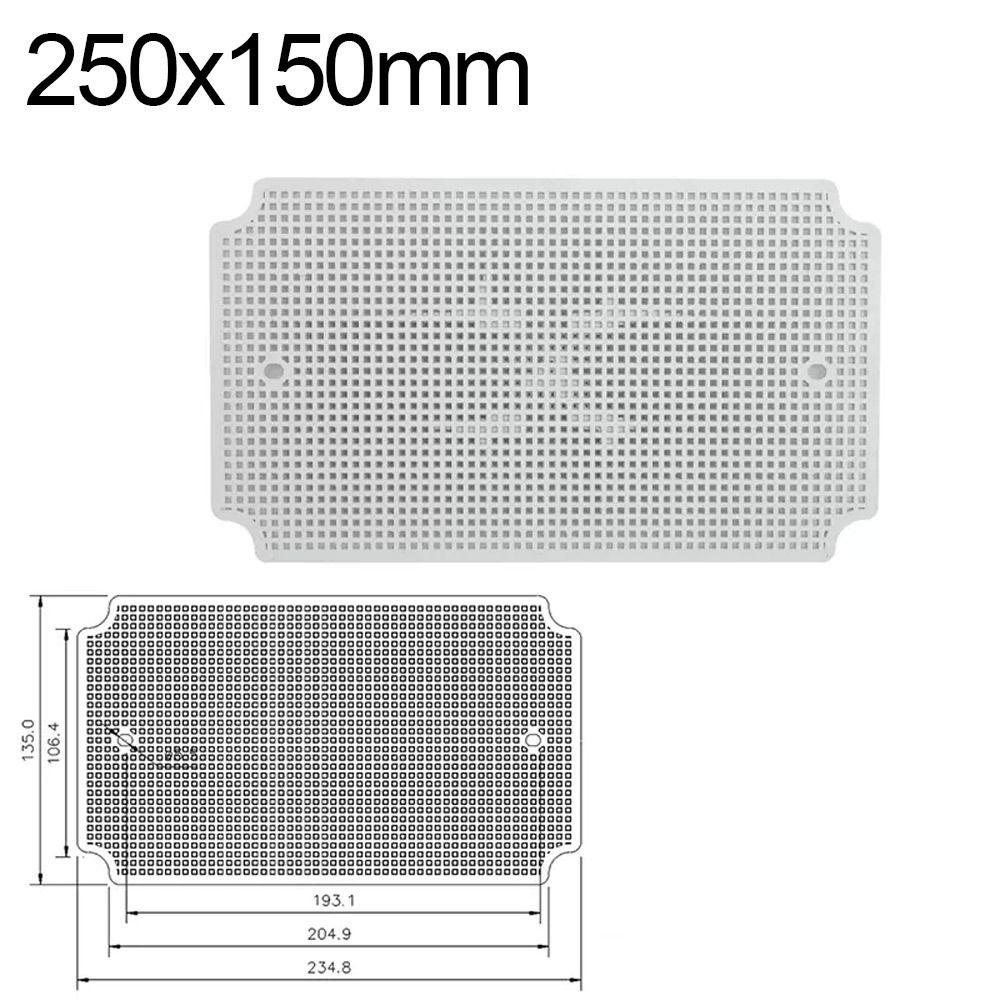 TOP Plat Bawah Plastik ABS Waterproof Berpori Piring Aksesori