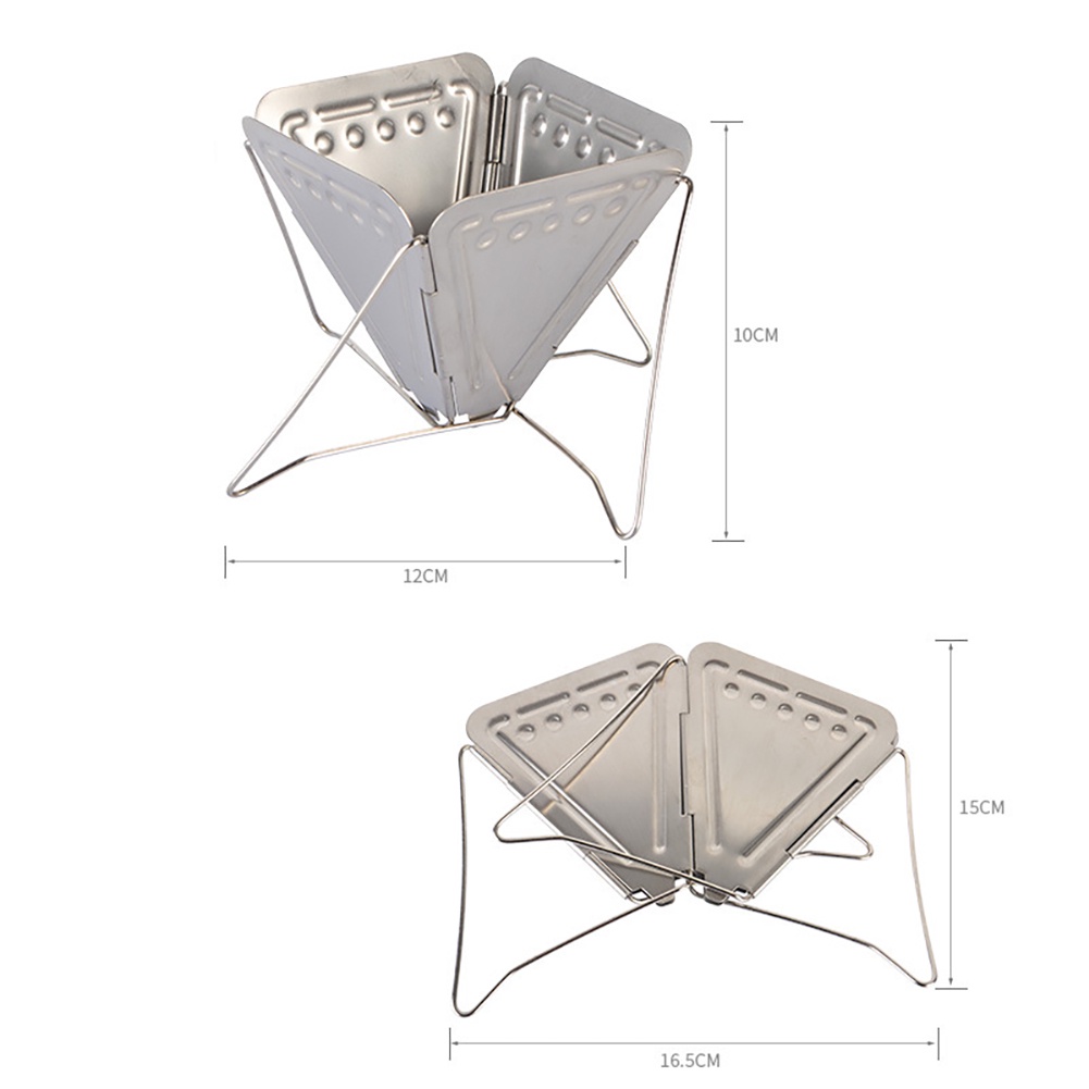 Filter Penyaring Kopi Berkemah Luar Ruangan Rak Tetes Tangan Penyaring Kopi Berdiri Kerucut Portabel Baja Tahan Karat Dapat Dilipat Penyaring Kopi untuk Piknik Berkemah Mendaki