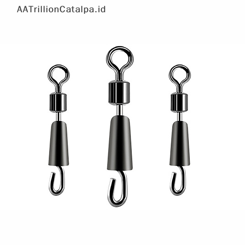 Aatrillioncatalpa Pemancingan Ikan Gurame Quick Change Putar Cara Snaps Alat Aksesoris Pancing Jig Hooks Tackle Connector ID