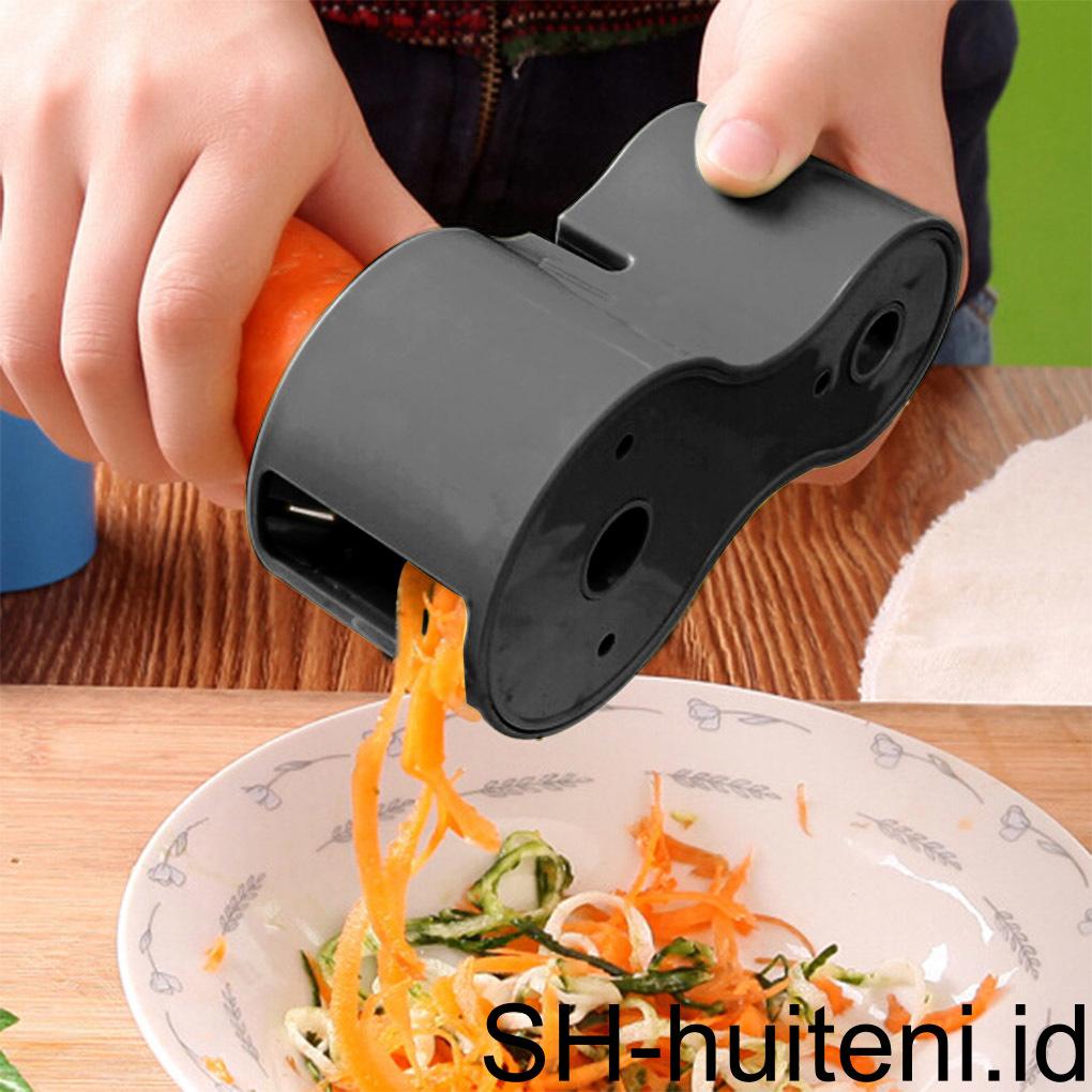 Parutan Buah Putar Manual Stainless Steel Handheld Small Slicer Food Preparation Shredder Restoran Koki Hadiah Meja