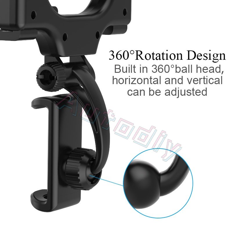 Car Phone Holder Spion Mobil Dudukan Ponsel 360derajat GPS Smartphone Stand Universal Spion Phone Holder