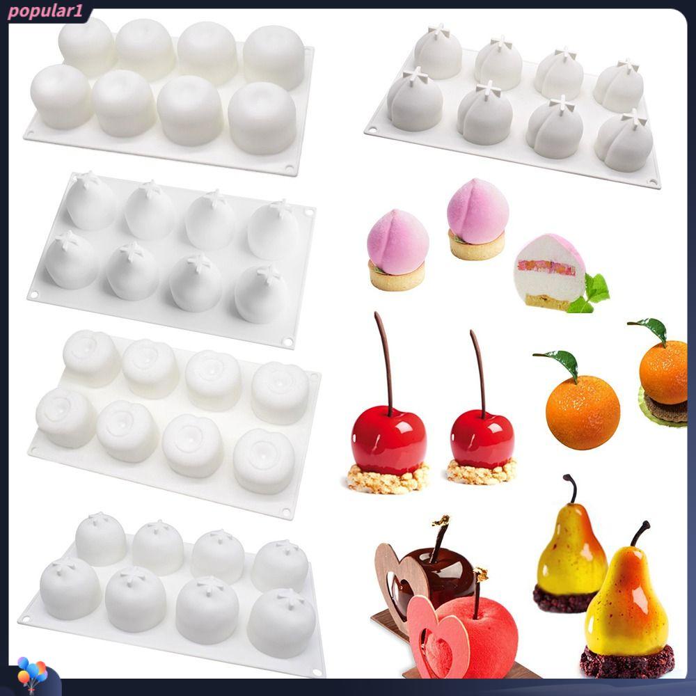 Populer Cetakan Silikon Buah Silicone Edible Alat Baking Cetakan Coklat Pinggiran Kue