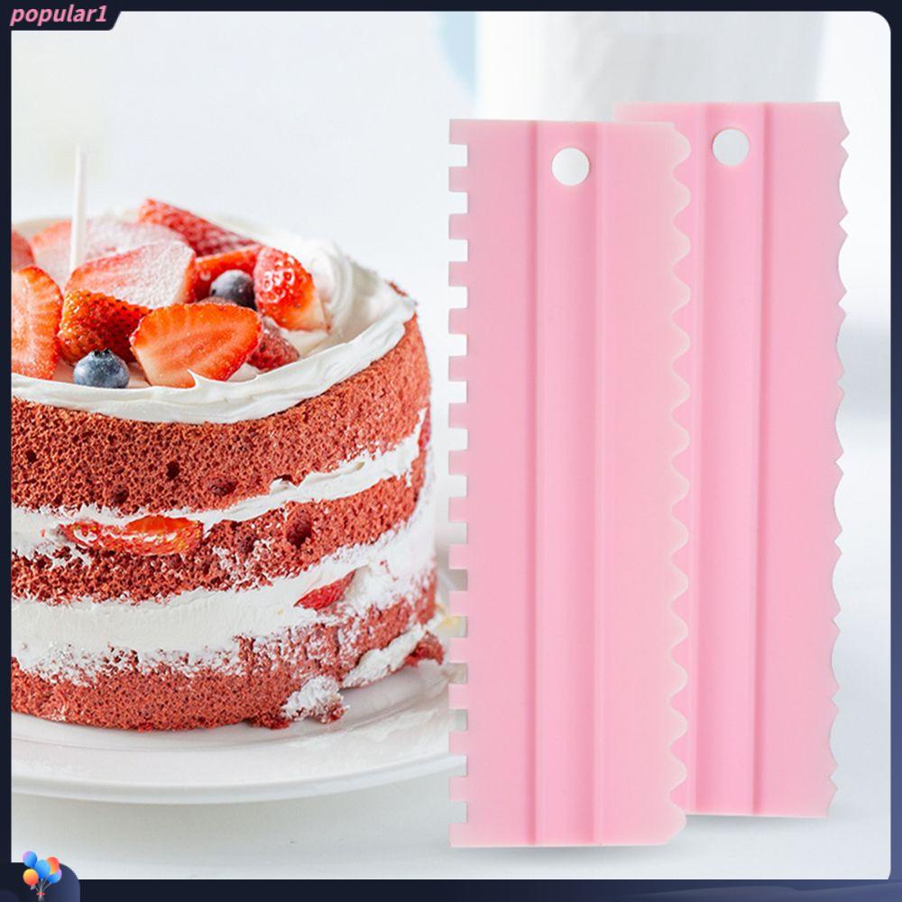 Populer 1/4PCS Scraper Kue Alat Panggang Pastry Kue Spatula Baking