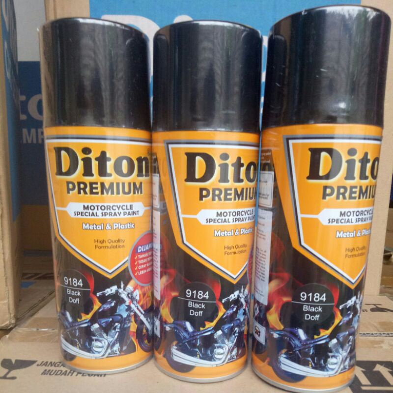 Pilok Pilox Diton Premium Black doff 9184 400cc Hitam doff  diton premium hitam doff