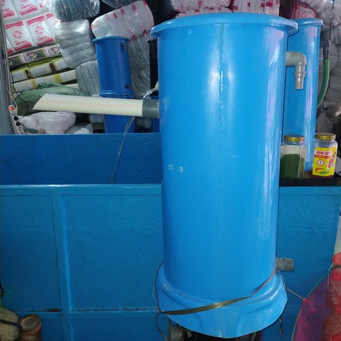 Tong Filter Kolam Koi Bahan Fiberglass Size Large Air Jernih & Sehat