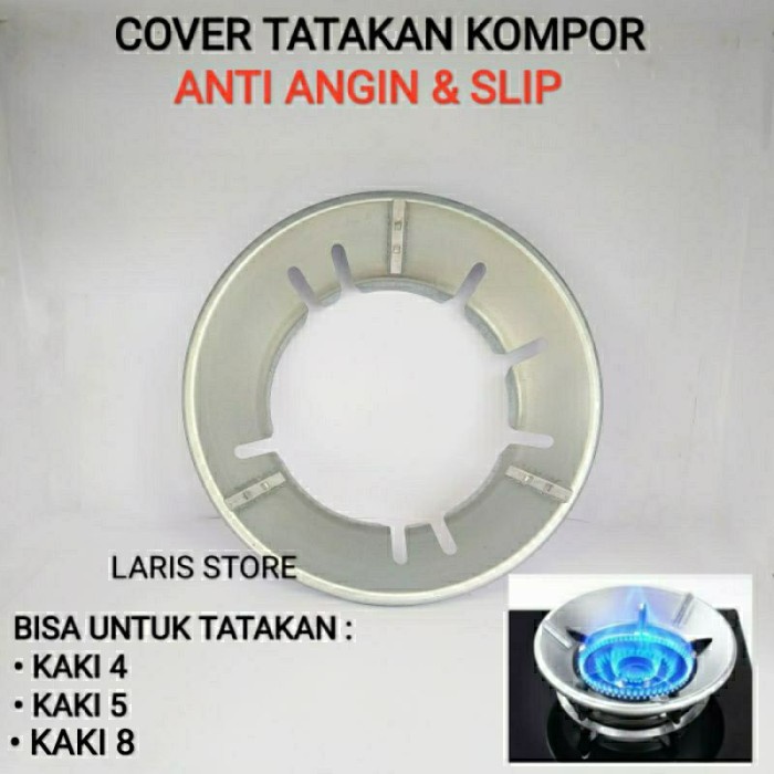 Tatakan Cover Kompor Gas Anti Angin / Slip Licin Hemat Gas Berkualitas