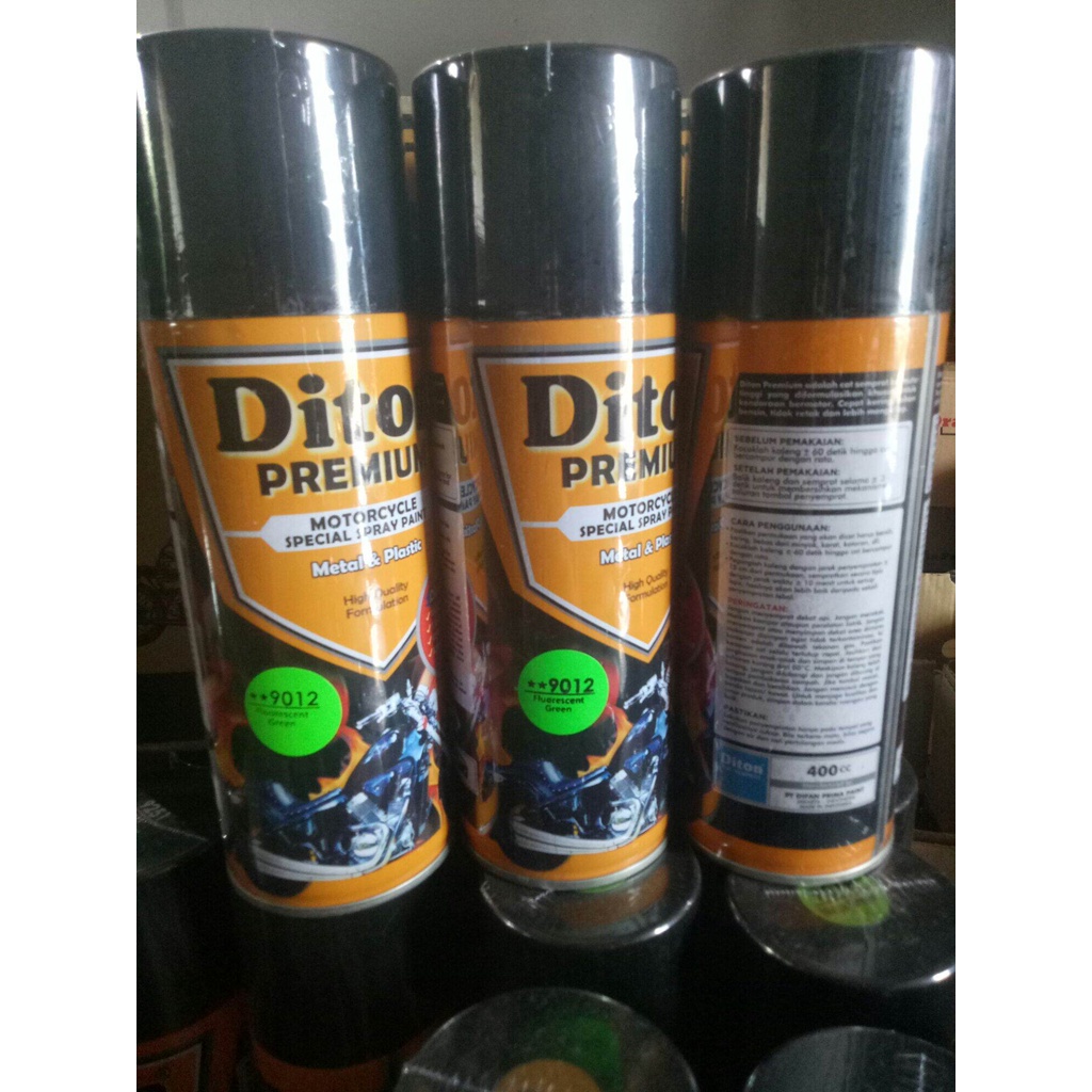 Pilok Pilox Diton Premium stabilo hijau 9012 400CC fluorescent green 9012** 400CC