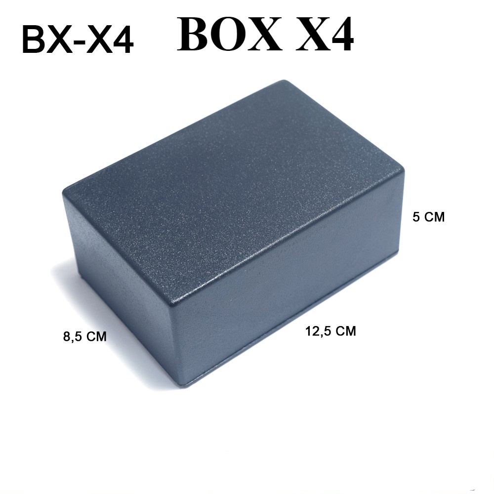 Box X4 Box plastik hitam polos