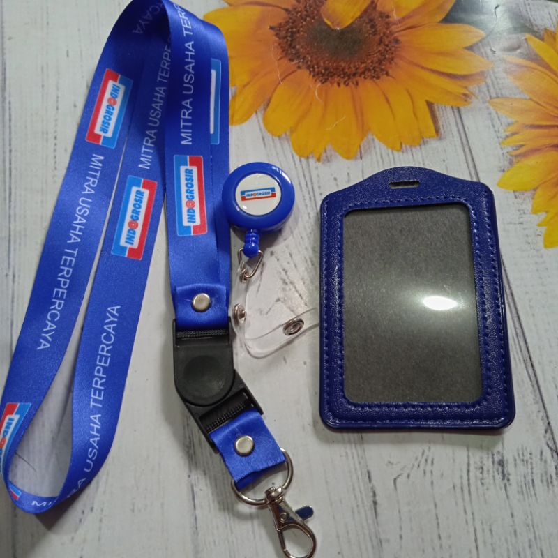 

Lanyard Tali idcard INDOGROSIR mitra usaha teroercaya