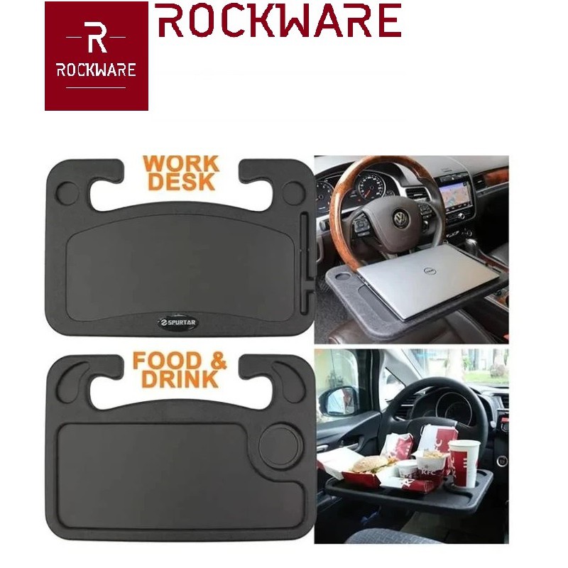 AKN88 -ROCKWARE RW-SWD01 - Steering Wheel Desk - Meja Tatakan Setir Mobil