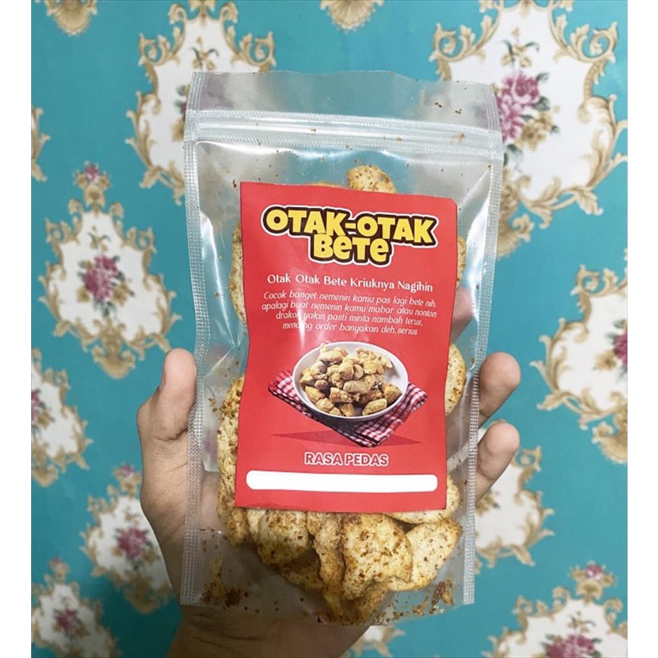 Otak Otak Bete Original Pedas 85 Gr Kriuk Gurih Snack Cemilan Instant Makanan Ringan