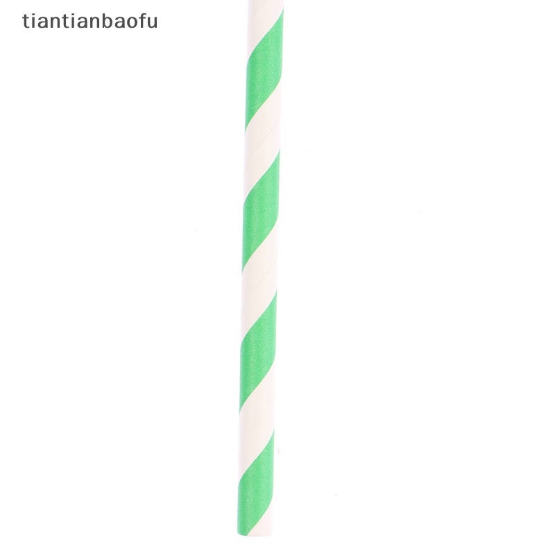 [tiantianbaofu] 10pcs Sedotan Kertas Sarang Lebah Kelapa Degradable Straws Cocktail Dekorasi Butik