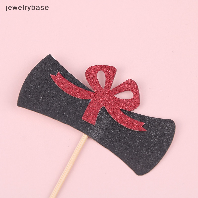 [jewelrybase] 12pcs Topper Kue Dekorasi Pesta Musim Wisuda Untuk Butik Akad Wisuda