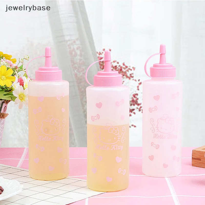 [jewelrybase] Kawaii Oil Pot Lucu Dapur Squeeze Botol Saus Tomat Salad Bumbu Butik