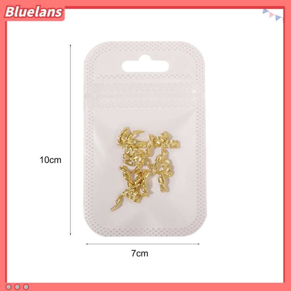 [BLM] 20pcs Dekorasi Kuku Bentuk Indah Tahan Karat Alloy Semua-Guna 3D Kuku Pesona DIY Manicures Desain Perlengkapan Kecantikan