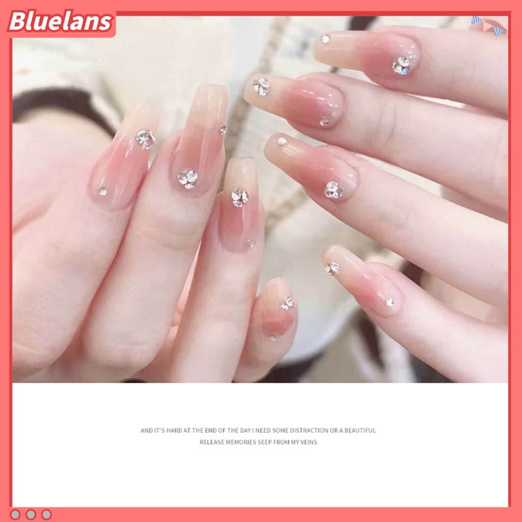 [BLM] 1kotak Nail Art Berlian Imitasi Super Shiny Nail Beauty Charms Kaca Batu DIY Nail Art 3D Dekorasi Perlengkapan Kuku