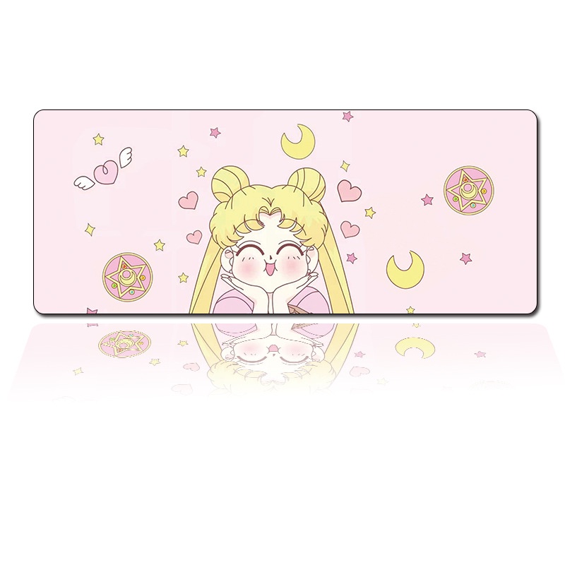 Sailor Moon Mouse Pad Anime Mousepad Alas Meja Gaming Aksesoris Pc Kantor Karpet Lucu Mousepads Deskmat Gamer Keyboard Cabinet [ZK]