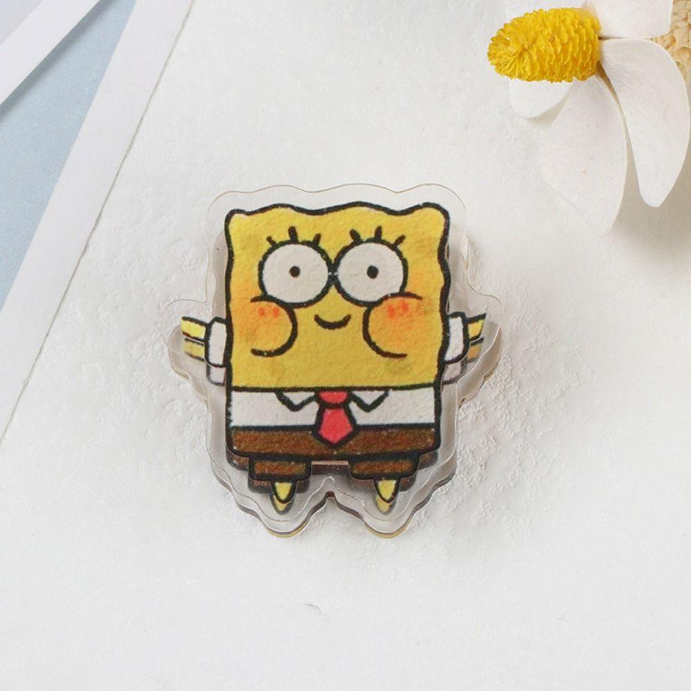 Mxbeauty Jepitan Kertas Kantor Kartun Dovetail Clamp Pengikat Klip Crab Boss SpongeBob Patrick Stationery Page Holder